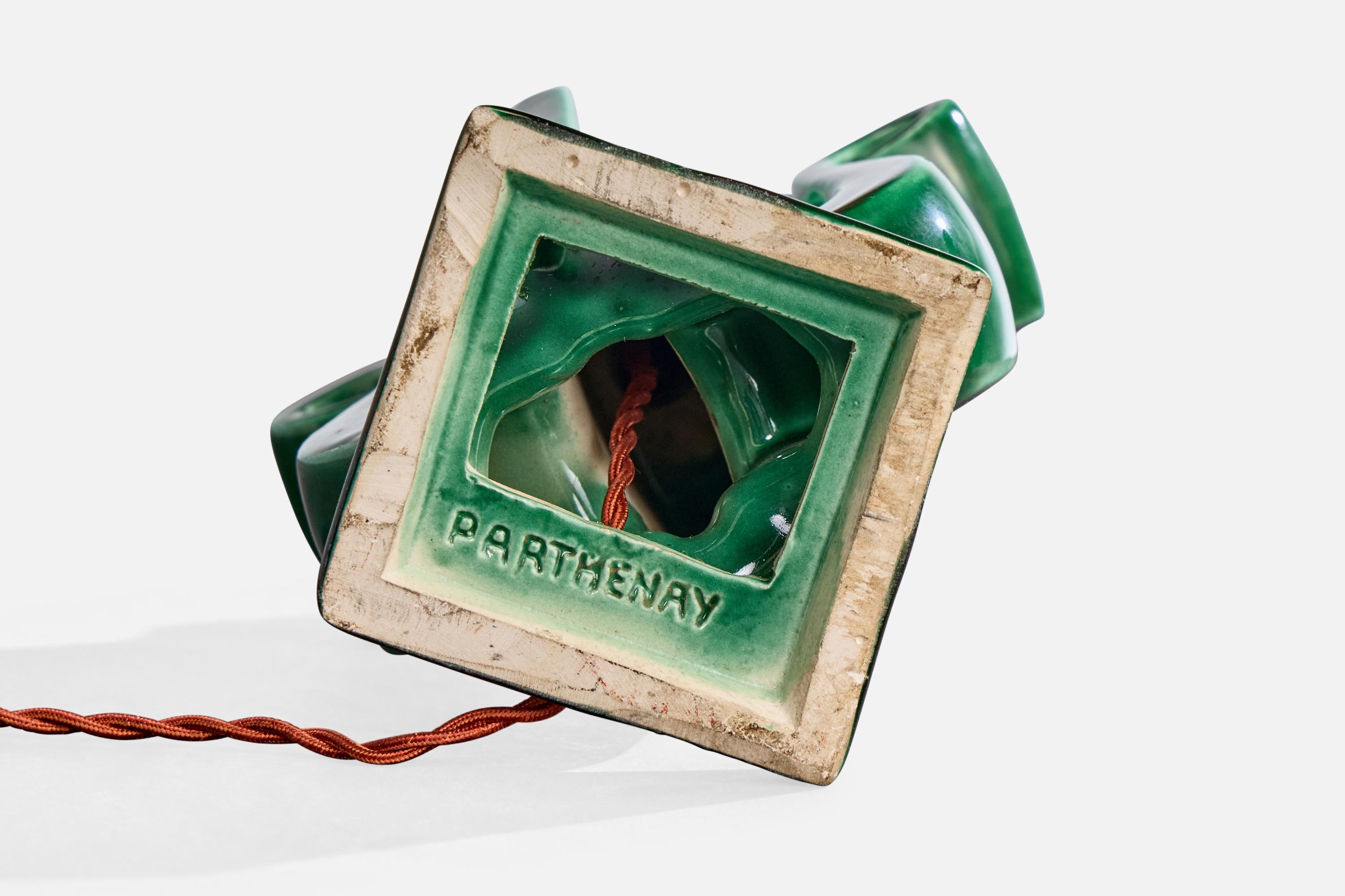 Parthenay, Tischlampe, Keramik, Frankreich, 1950er Jahre im Angebot 4