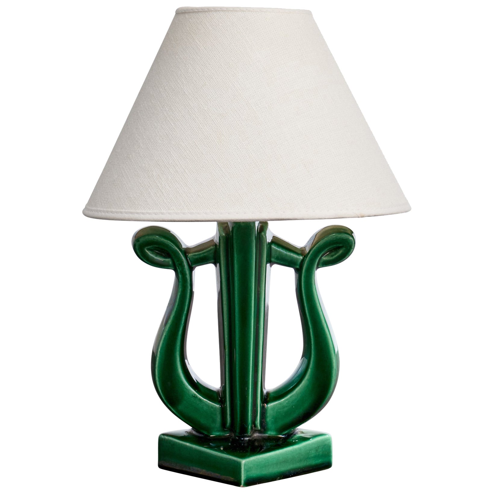 Parthenay, Tischlampe, Keramik, Frankreich, 1950er Jahre im Angebot