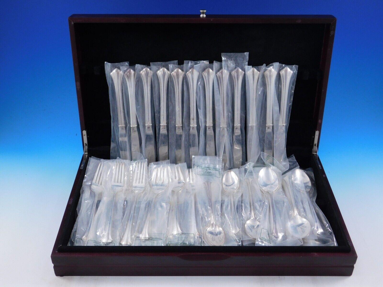 Parthenon by Reed & Barton Silverplate Flatware set - 60 Pieces. This set includes:

12 Knives, 9