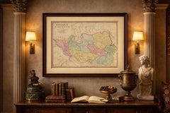 Parthian Empire Map, Arsacid Persia & Bactria, Wilkinson London 1817