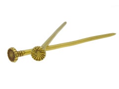 Parthian Gold Dress Pins, circa 3rd Century BC-3rd Century AD