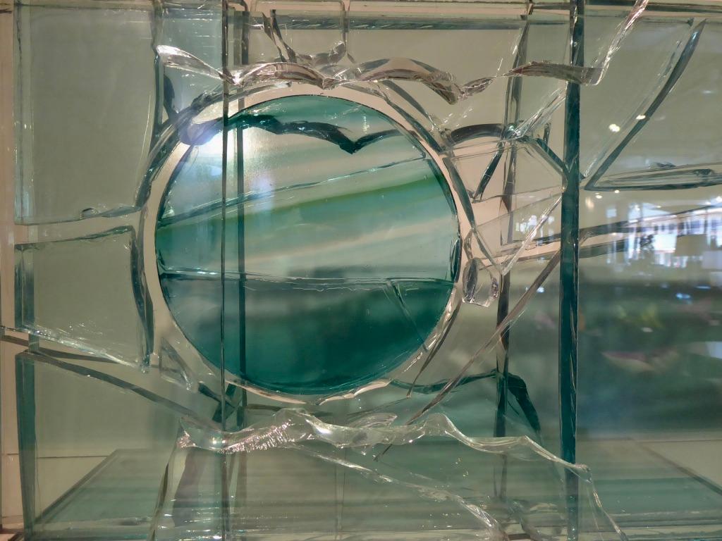 Mid-Century Modern Partial Adventures in Space 1 a Glass Sculpture by Canadian Artist Mary Filer For Sale
