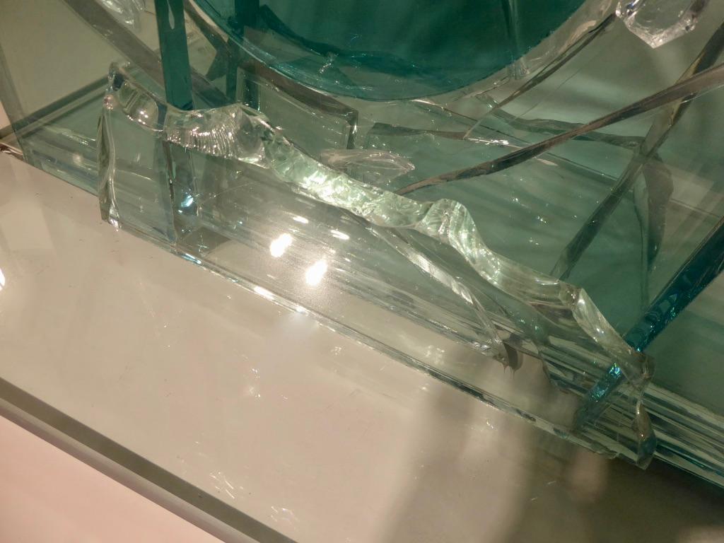 Partial Adventures in Space 1 a Glass Sculpture by Canadian Artist Mary Filer For Sale 3