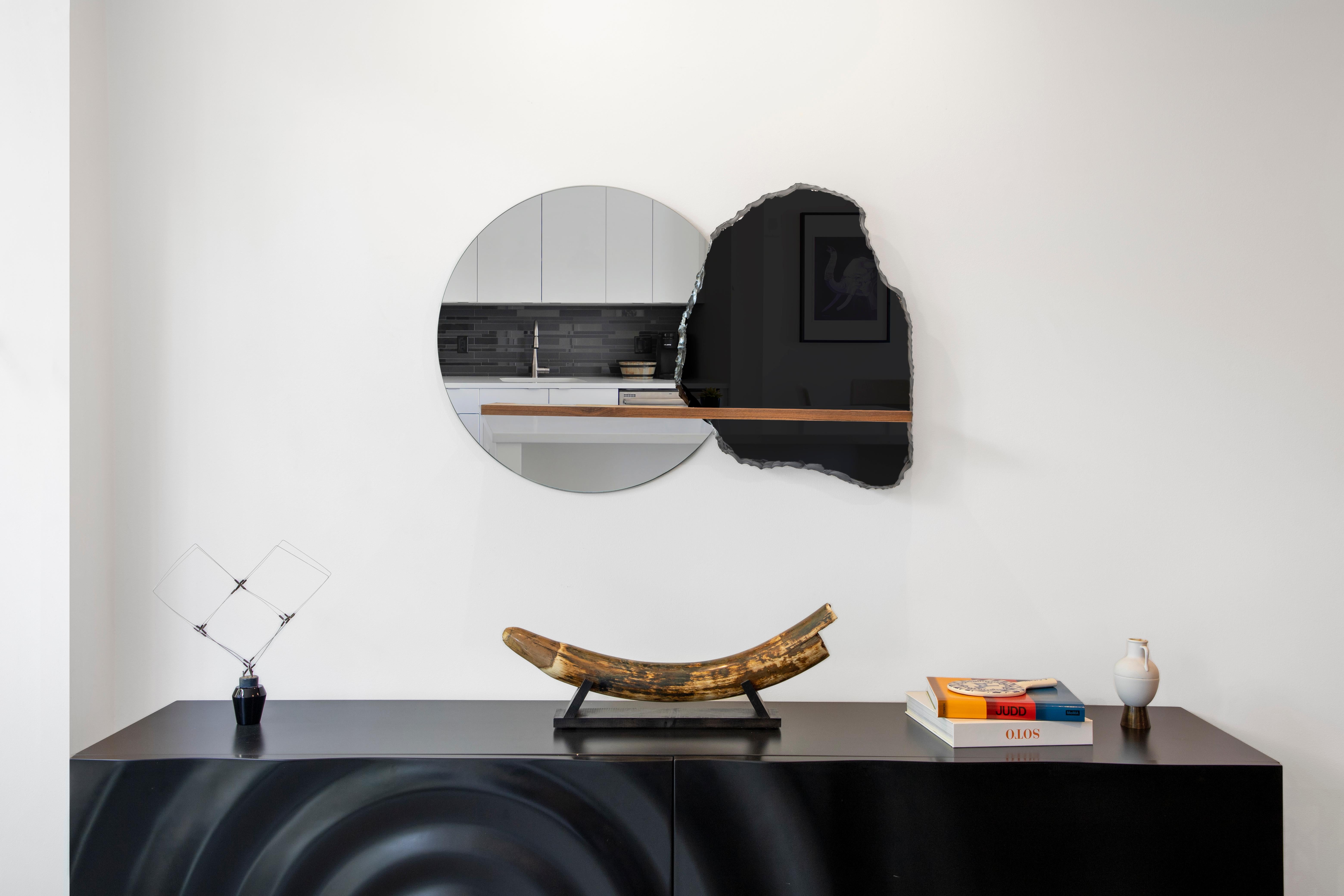 Partial Eclipse Wall Mirror by Sten Studio, Represented by Tuleste Factory In New Condition For Sale In New York, NY