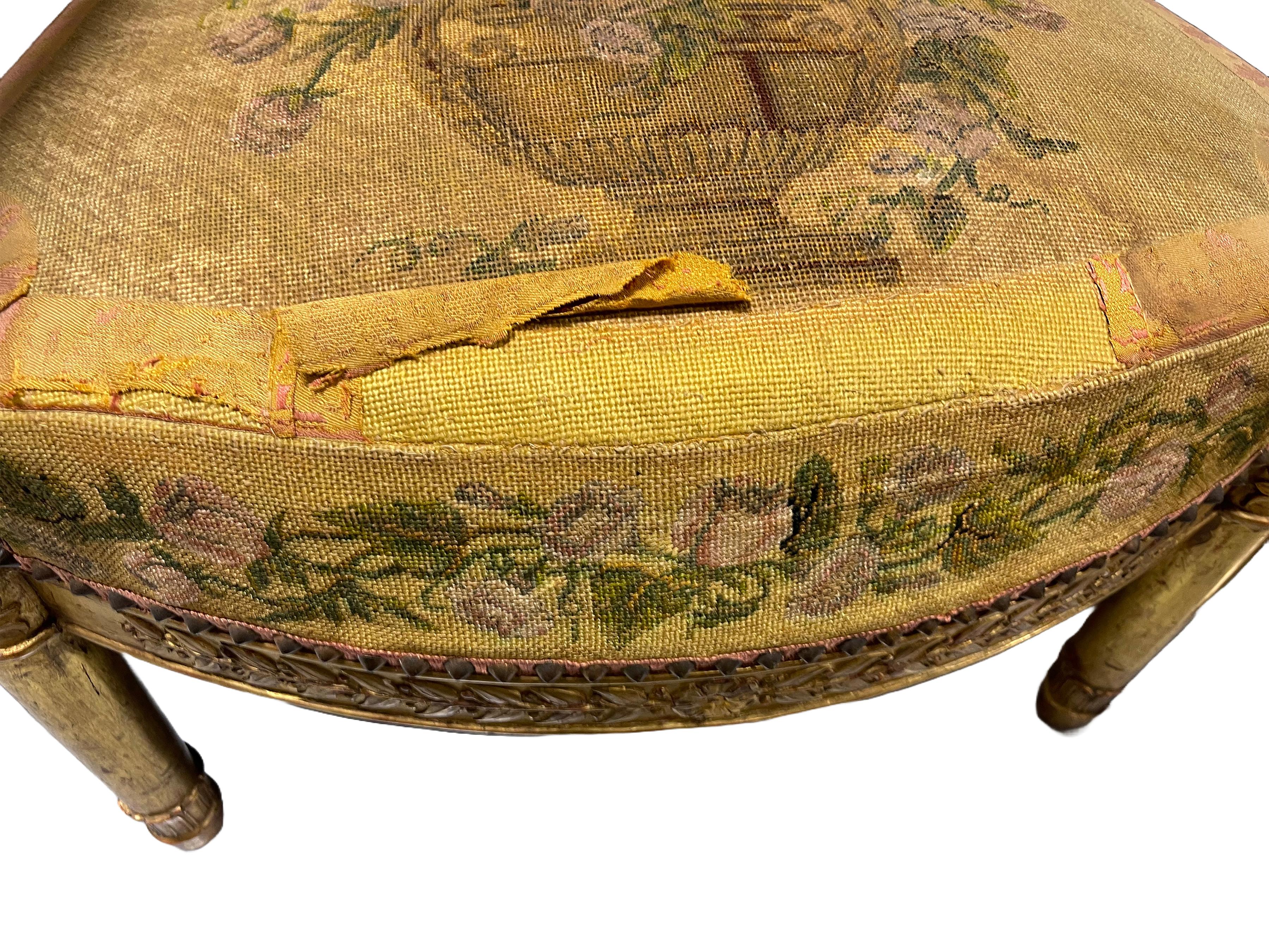Partial Set Französische Periode Directoire Salon Periode Sitzmöbel Parcel Paint Gilding im Angebot 2