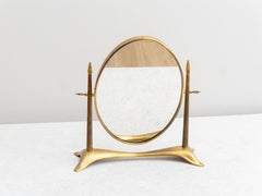 Detail Oval Table Mirror, 1940s