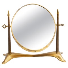 Detail Oval Table Mirror, 1940s