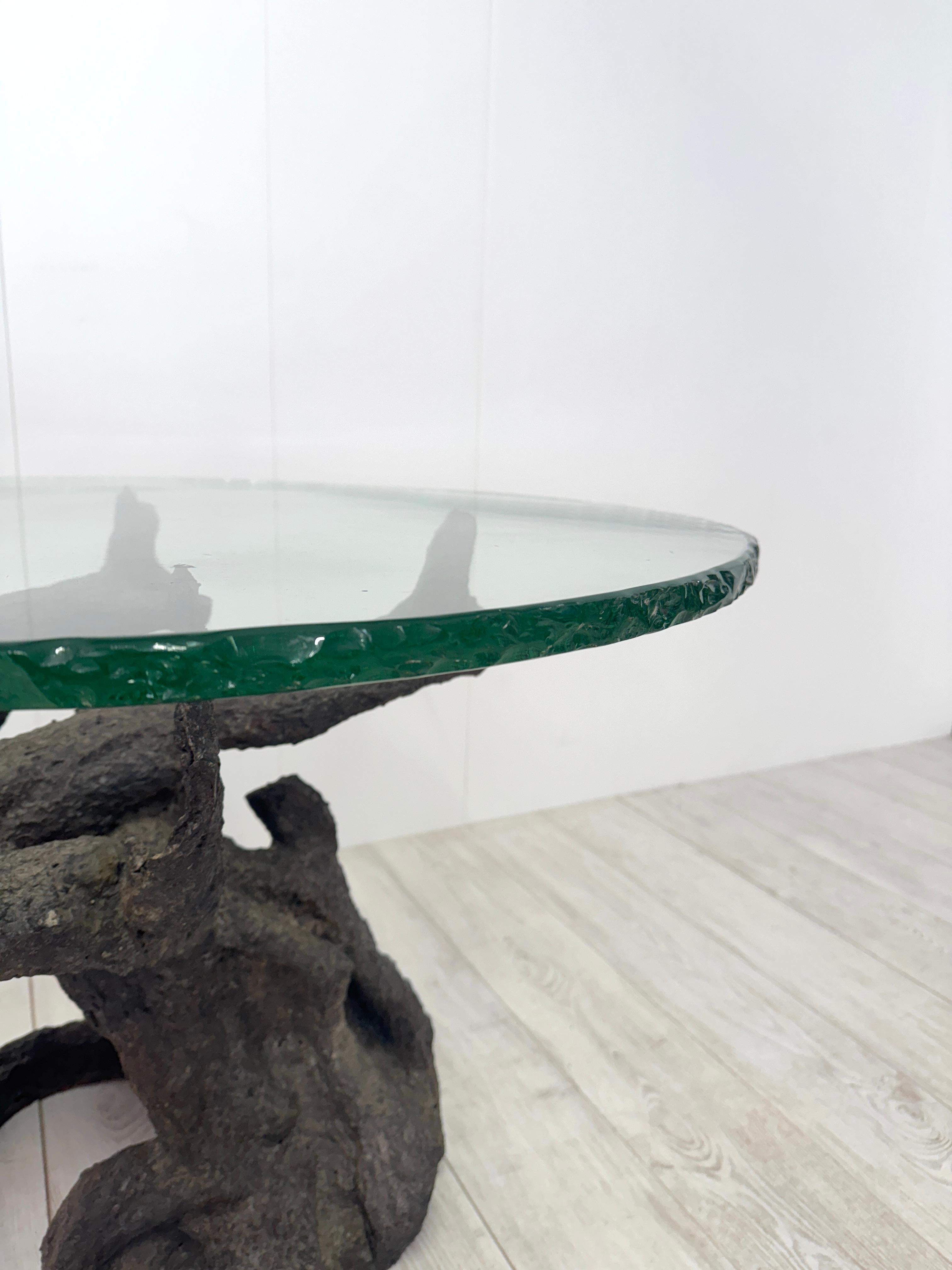 Besonderer baumförmiger Tisch aus Bronze, italienisches Erzeugnis, 1970er Jahre im Angebot 14