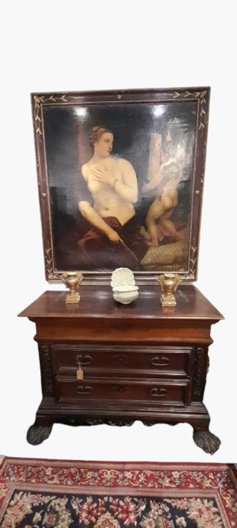 18th Century and Earlier Particular and Rare Chest of Drawers of the Seventeenth Century, Walnut For Sale