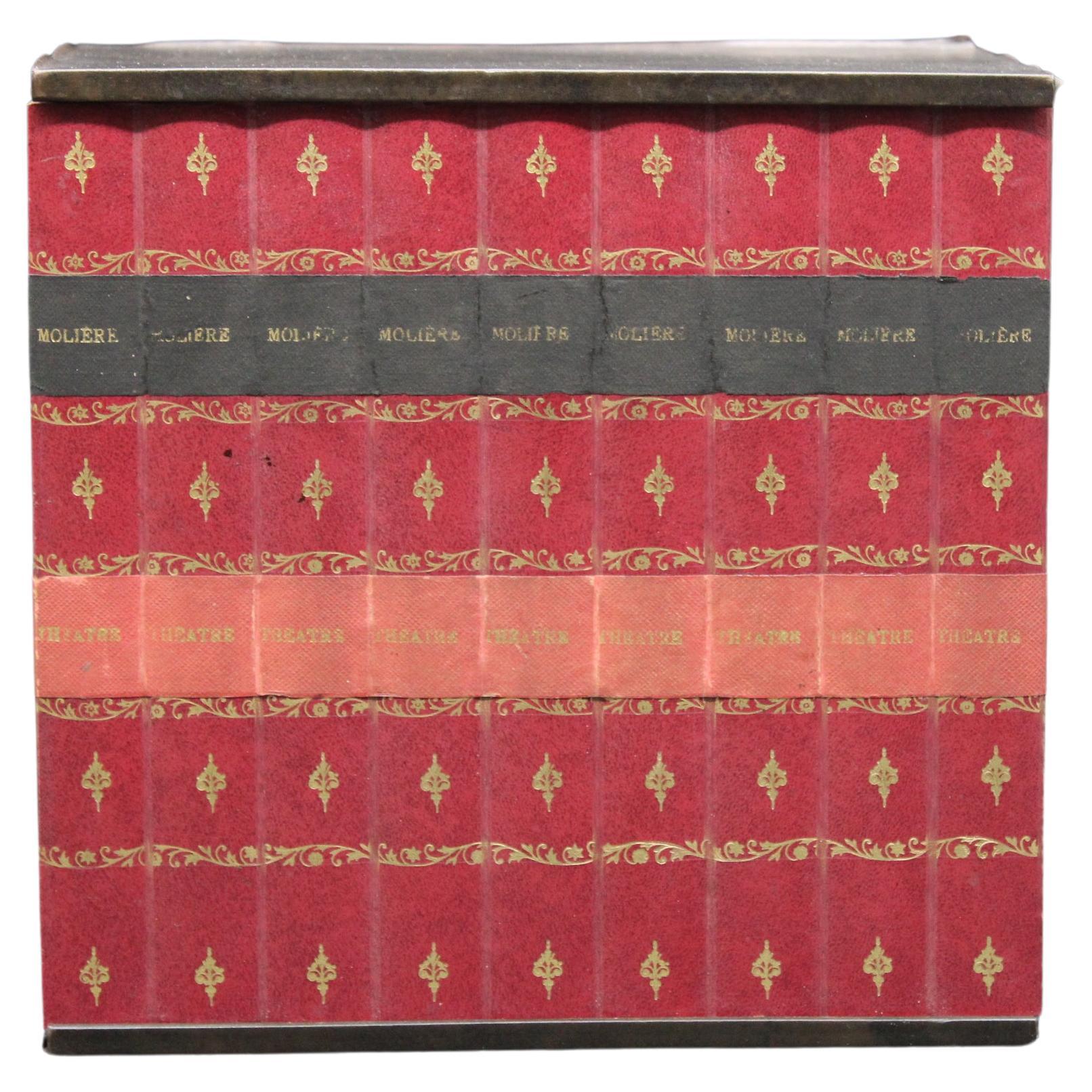 Particular Vintage Liquor  Set in a Secret Book