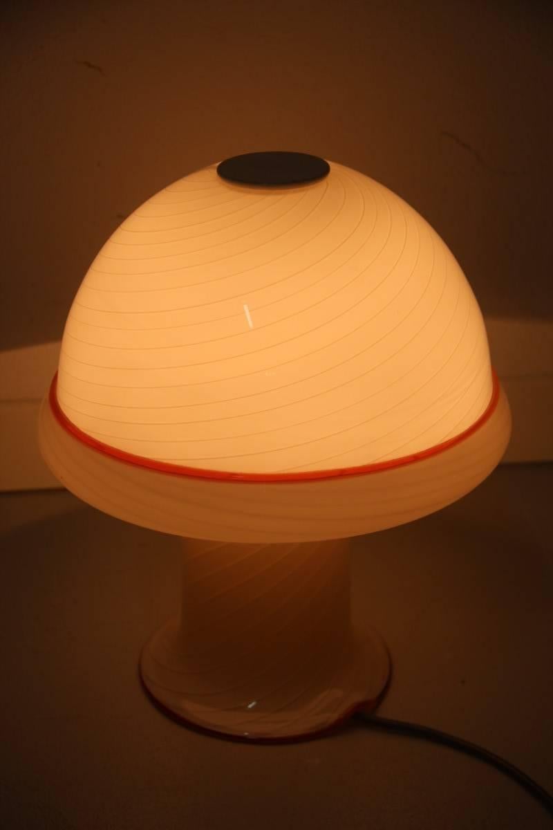 Mid-Century Modern Table Lamp Effetre International Lino Tagliapietra, 1980s Italian design  For Sale