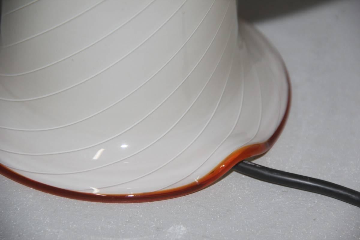 Late 20th Century Table Lamp Effetre International Lino Tagliapietra, 1980s Italian design For Sale