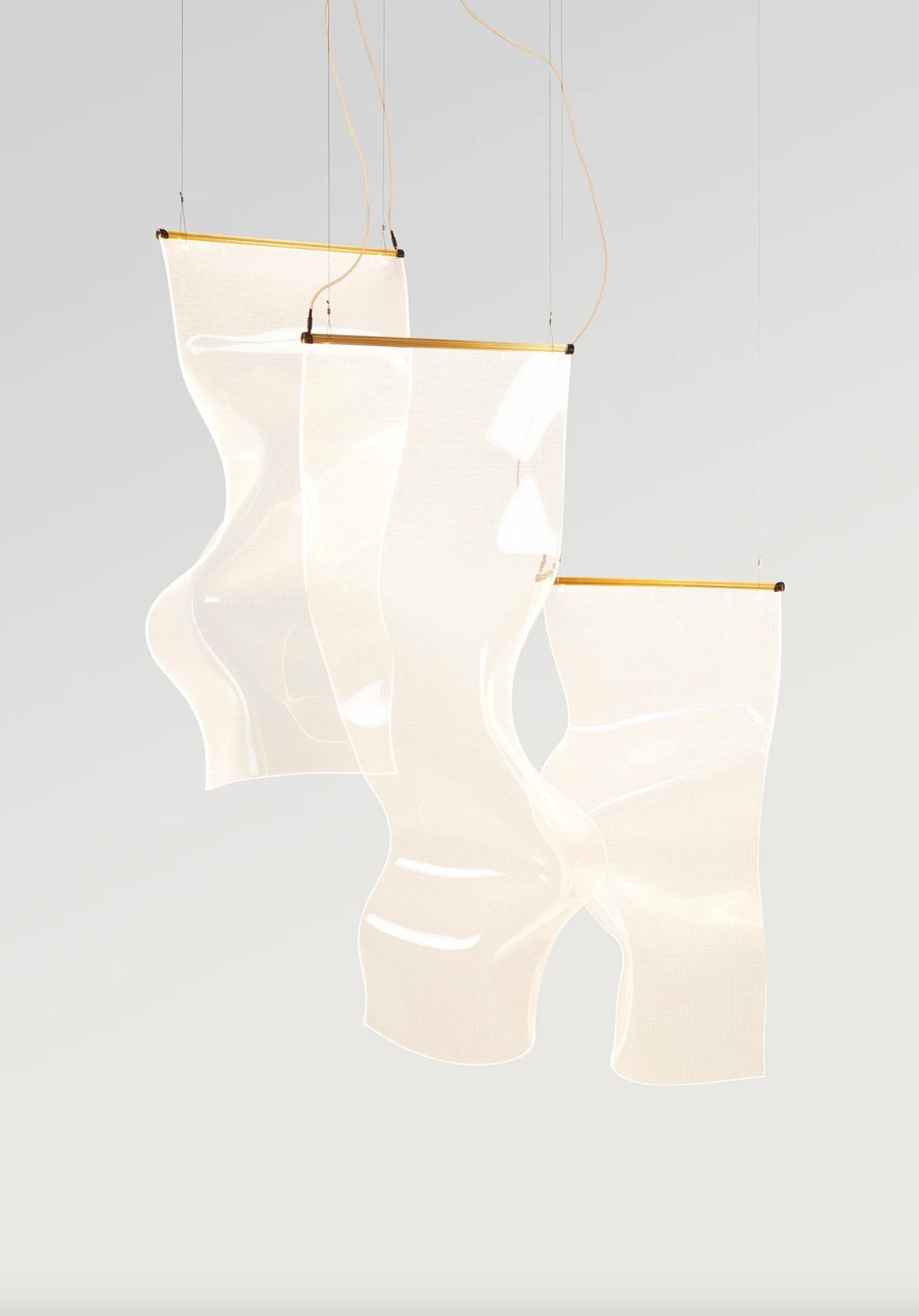 Acrylic Partisans Gweilo Zhou Pe Suspension Lamp For Parachilna For Sale