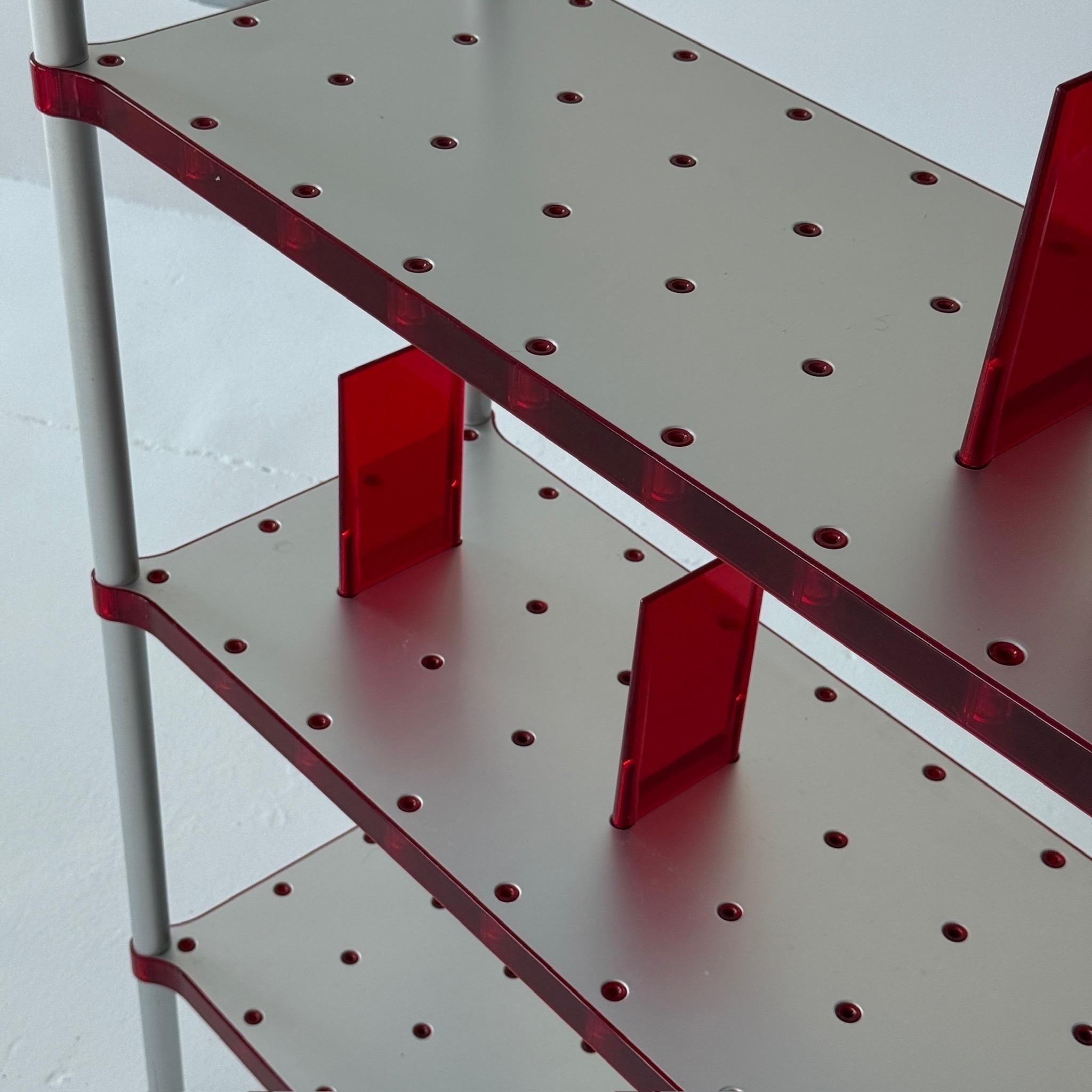 Moderno Scaffale Partner 2506 di Alberto Meda e Paolo Rizzatto per Kartell in vendita