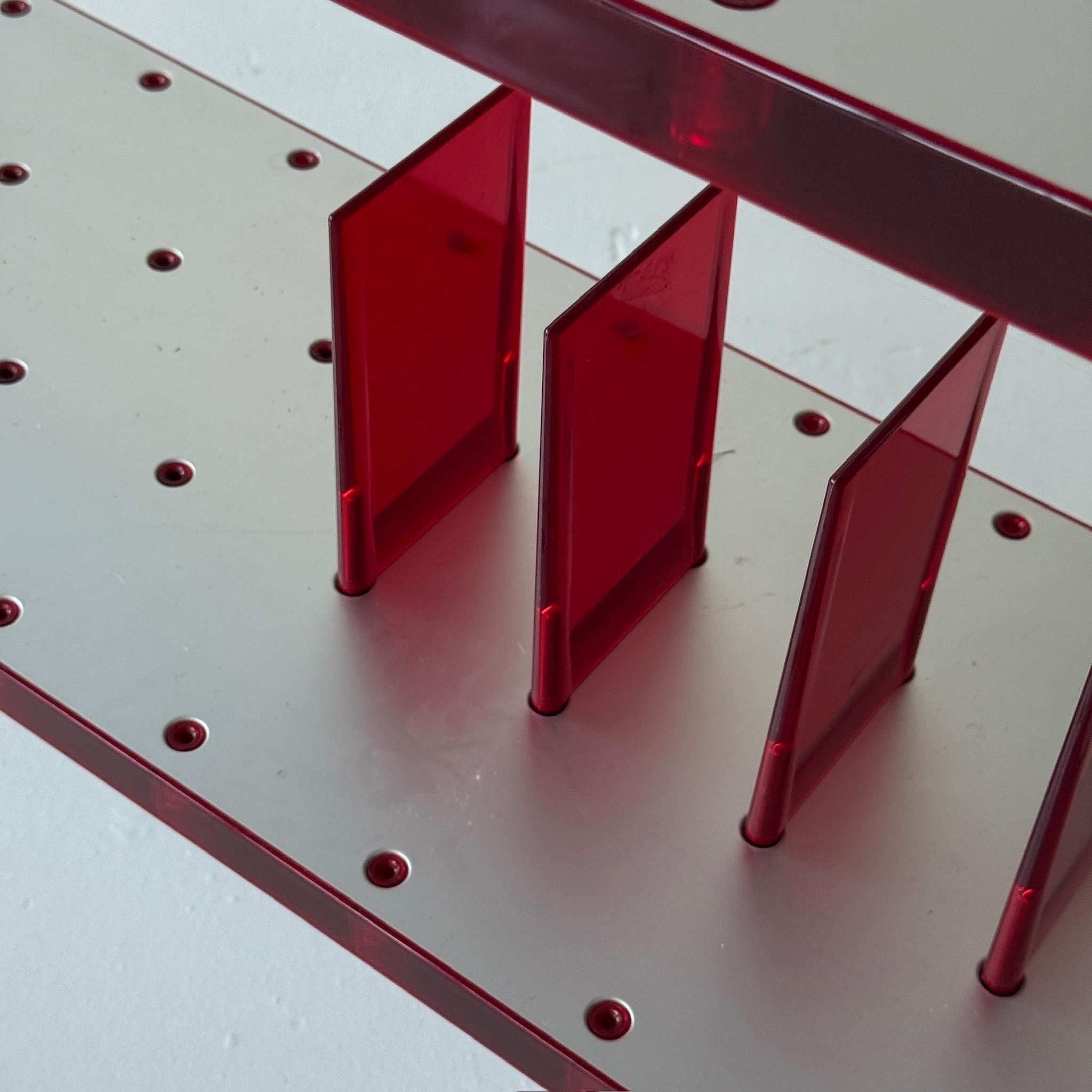Metallo Scaffale Partner 2506 di Alberto Meda e Paolo Rizzatto per Kartell in vendita