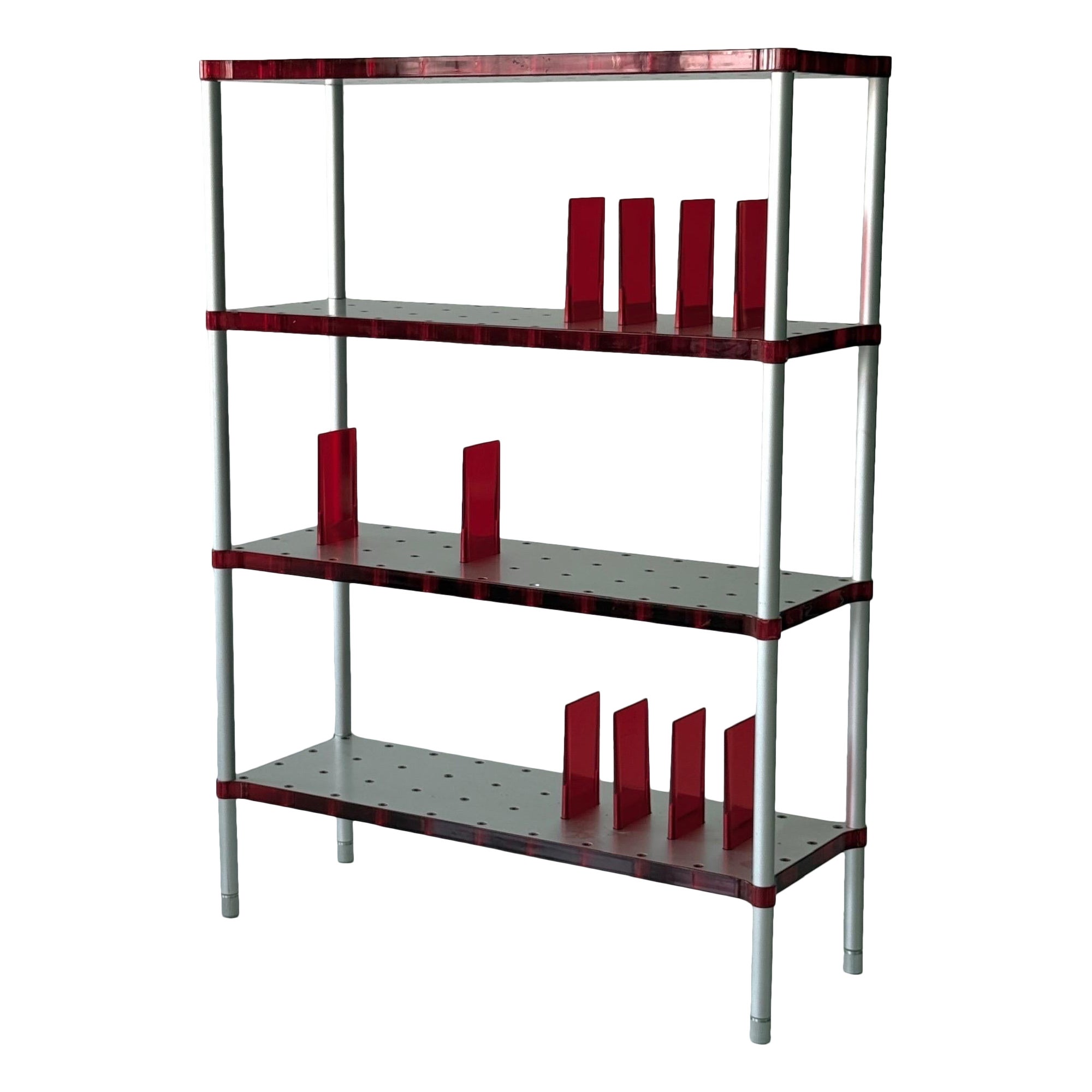 Scaffale Partner 2506 di Alberto Meda e Paolo Rizzatto per Kartell in vendita