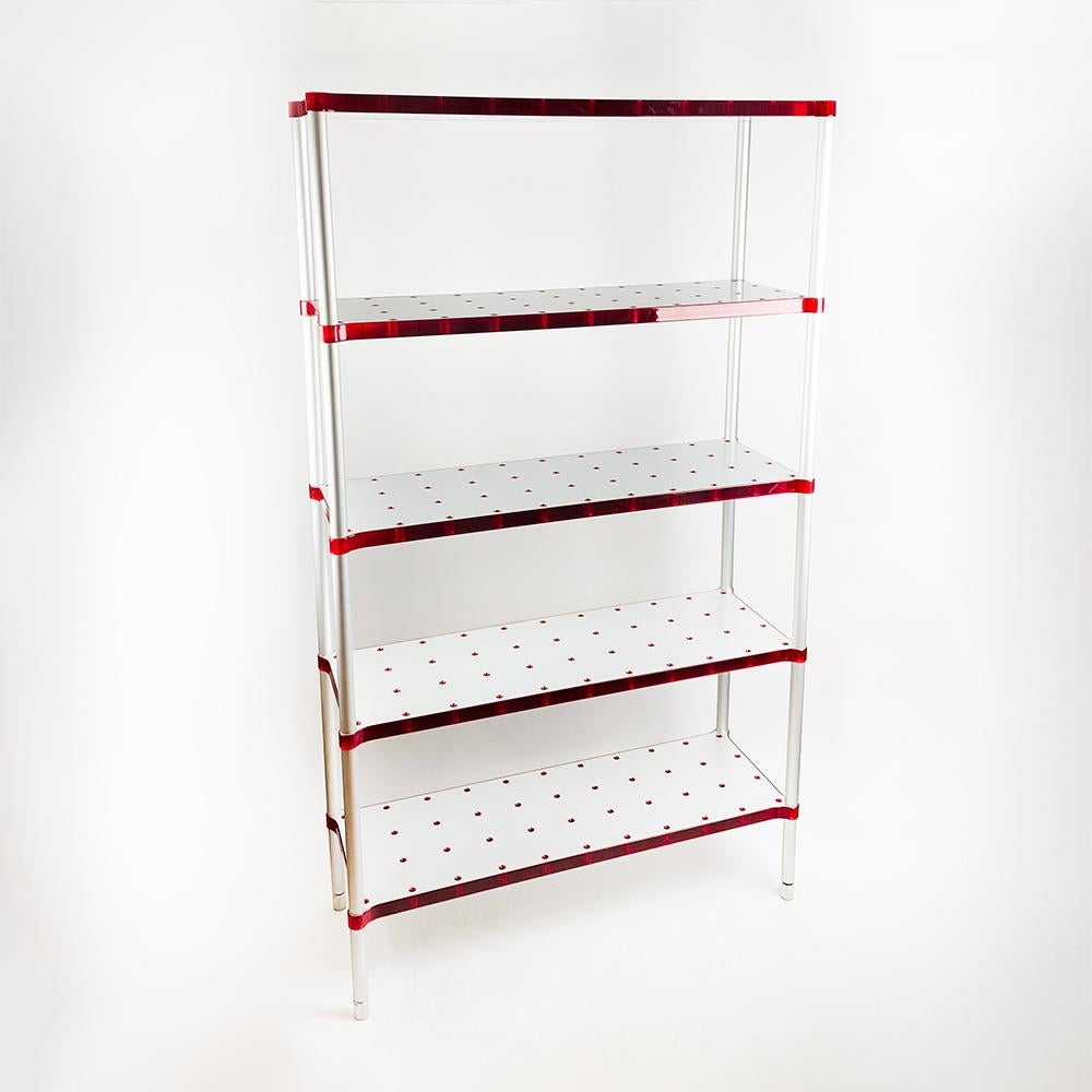 Modern Partner 2506 Shelf, Design by Alberto Meda and Paolo Rizzatto for Kartell, 1998 For Sale