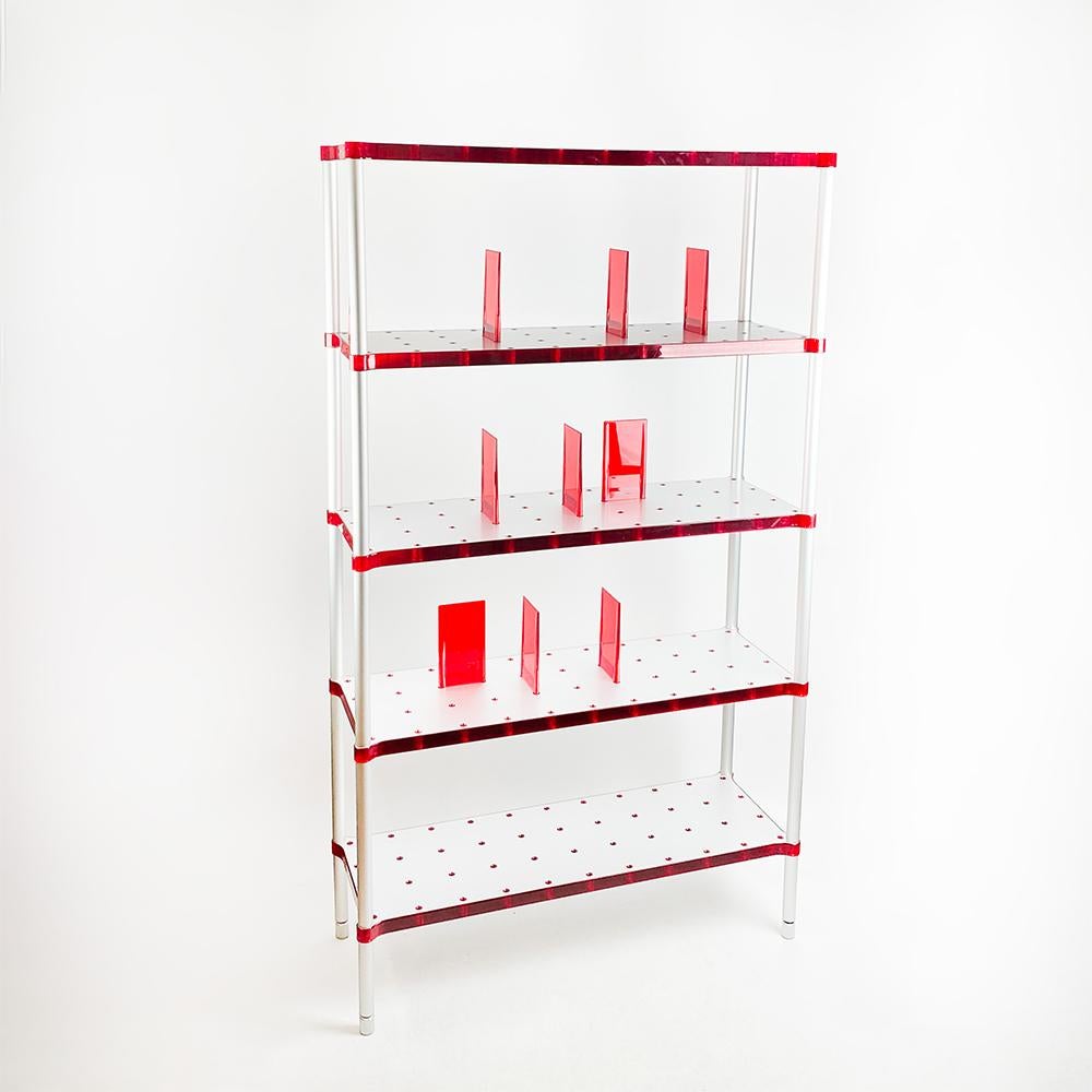 Modern Partner 2506 Shelf, Design by Alberto Meda and Paolo Rizzatto for Kartell, 1998