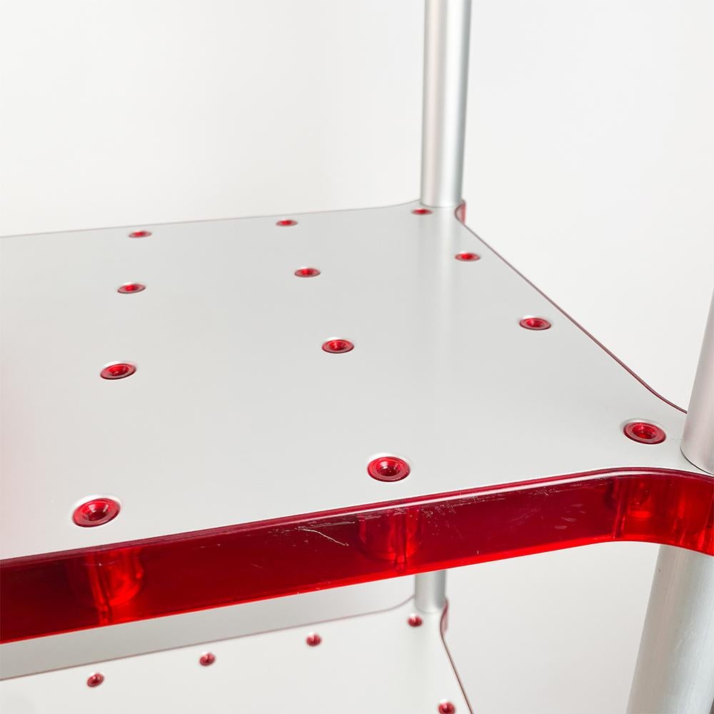 Aluminum Partner 2506 Shelf, Design by Alberto Meda and Paolo Rizzatto for Kartell, 1998 For Sale