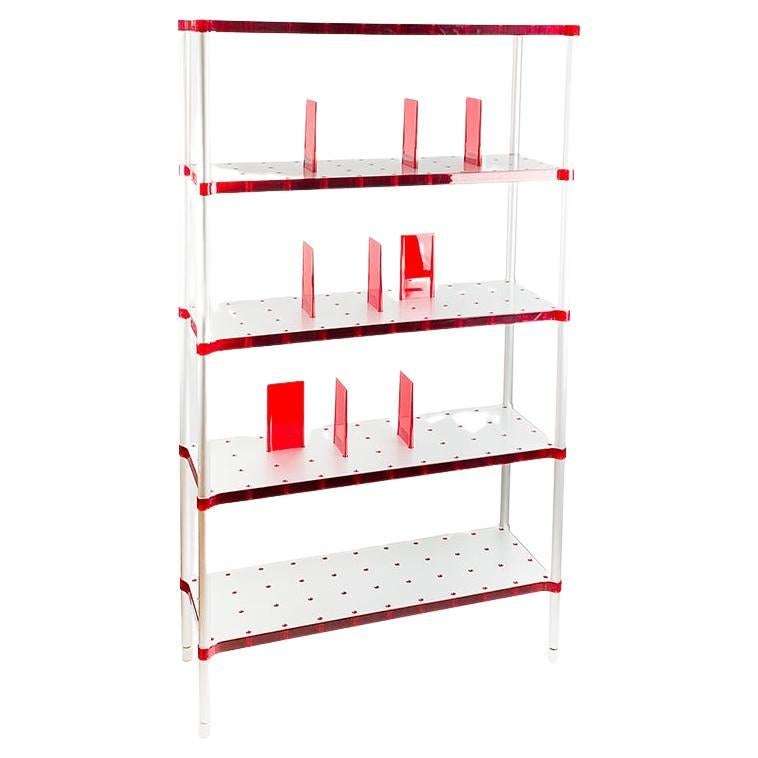 Partner 2506 Shelf, Design by Alberto Meda and Paolo Rizzatto for Kartell, 1998 For Sale