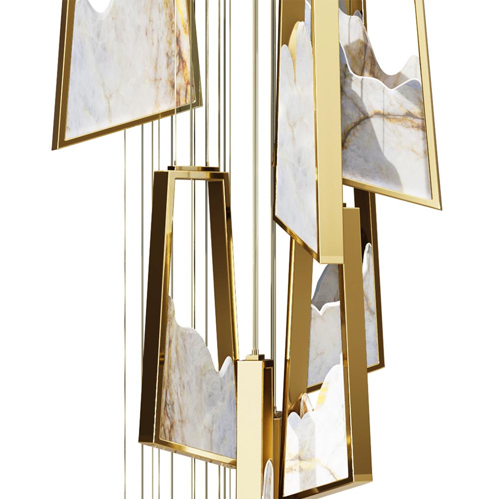 Contemporary Partner Chandelier For Sale