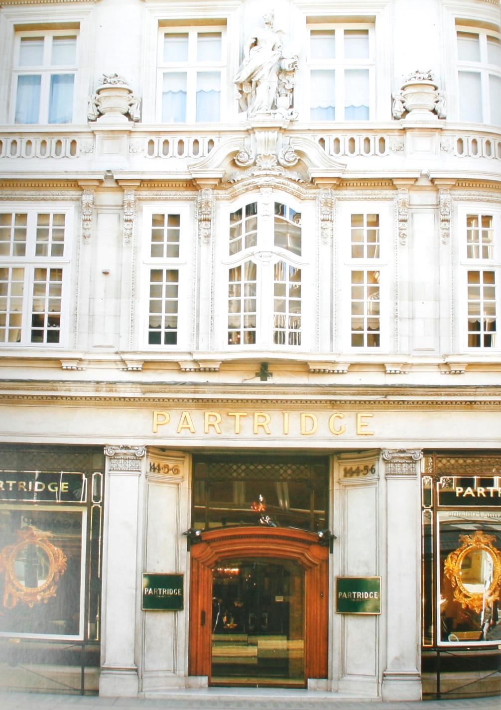 Partridge: Christie’s New York May 17, 2006. Partridge, a sale of select property from the renowned Partridge gallery in London, took place in New York. A leader in the field of 18th century English and French furniture, Partridge has helped to