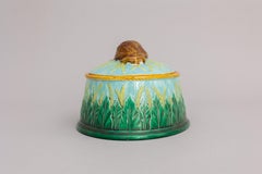 Partridge Majolica Game Pie Dish Made by George Jones, Ca. 1867