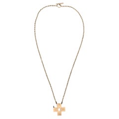 PARTS OF FOUR Sterling Silver Cross Necklace