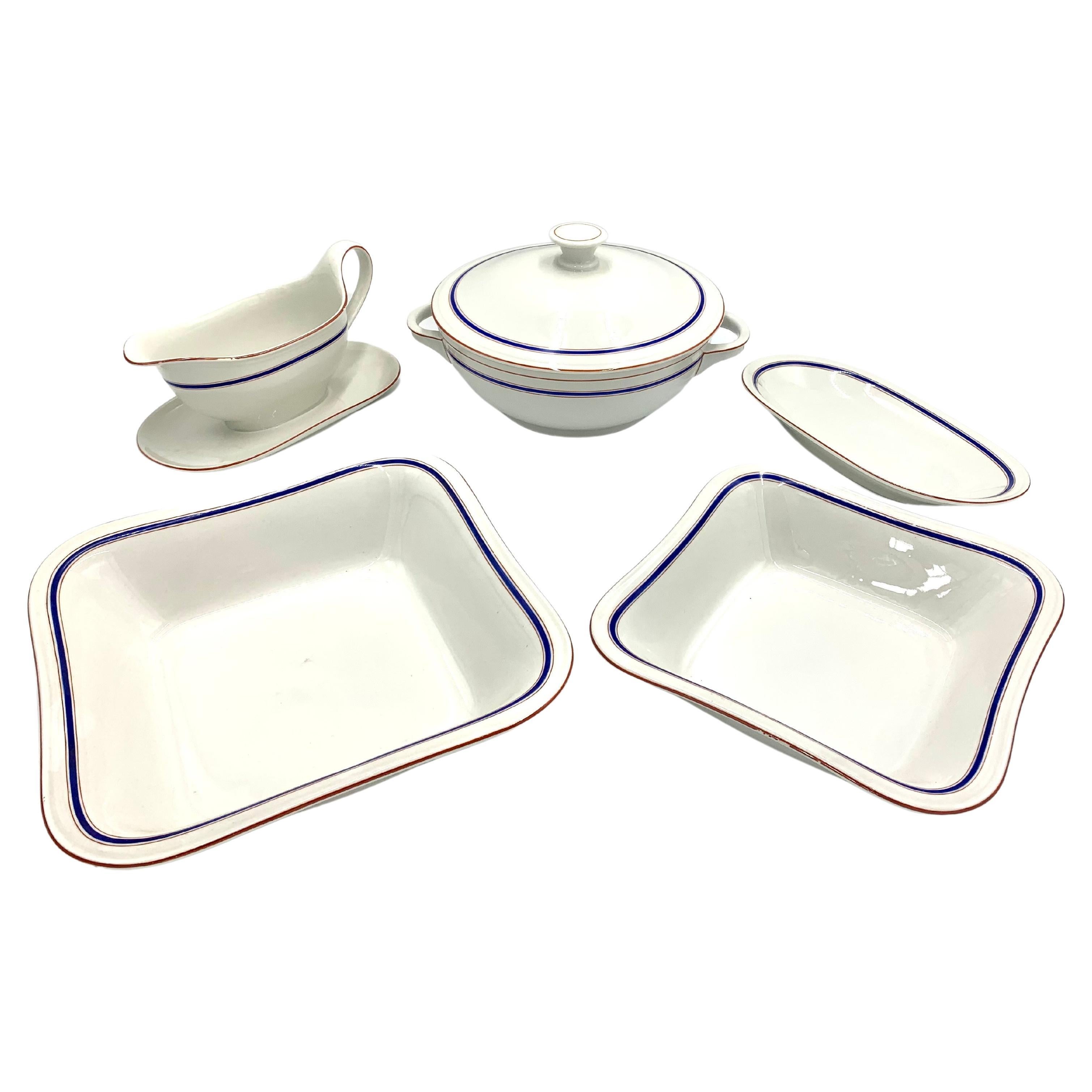 Parts of the Koenigszelt Dinner Set, 1940s For Sale