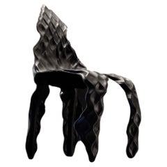 'Partu' Ngumu Janka Warnti Chair 'Black' by Trent Jansen & Johnny Nargoodah