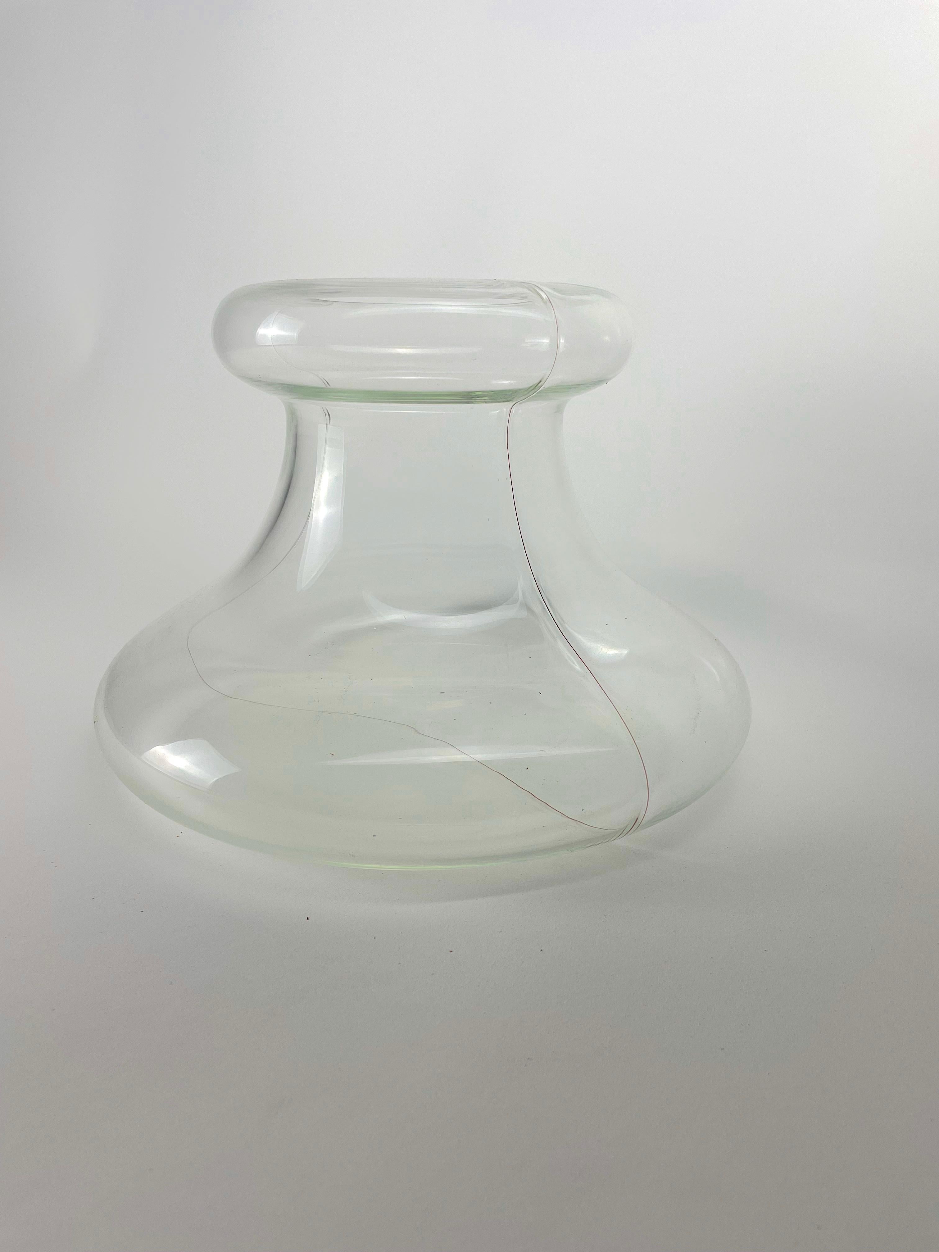 Arts and Crafts PARTY, crystal vase by Renato Toso for FRATELLI TOSO MURANO, 1970 circa For Sale