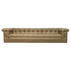 Party Sofa by Edward Wormley for Dunbar in Original Leather 