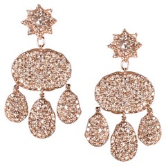 Parulina Diamond and Rubellite Earrings