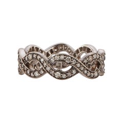 Parulina Diamond Ivy Ring in 14K White Gold
