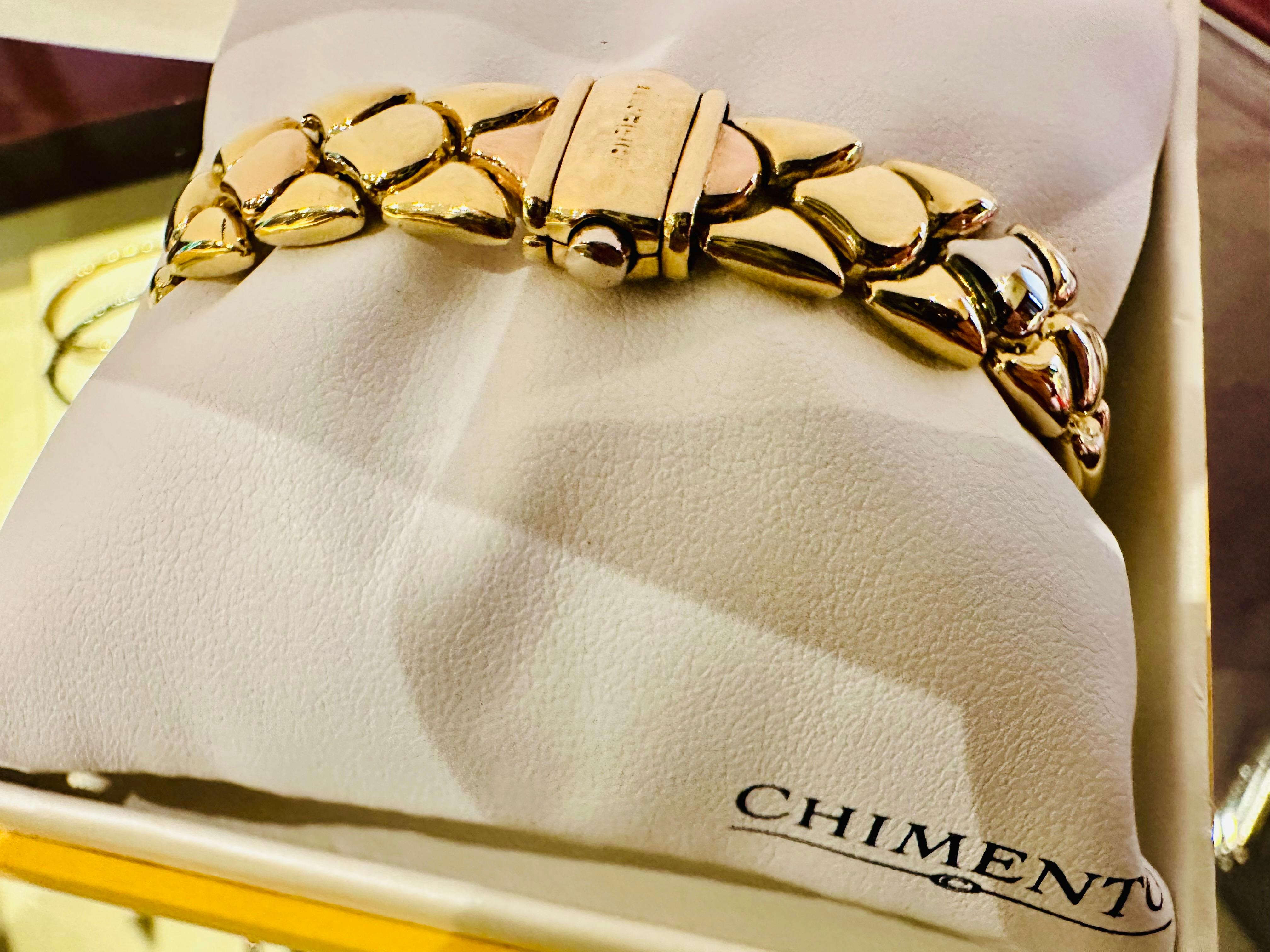 Parure Chimento in Oro Bianco, Rosé e Giallo 18kt – Raffinatezza e Stile in vendita 6