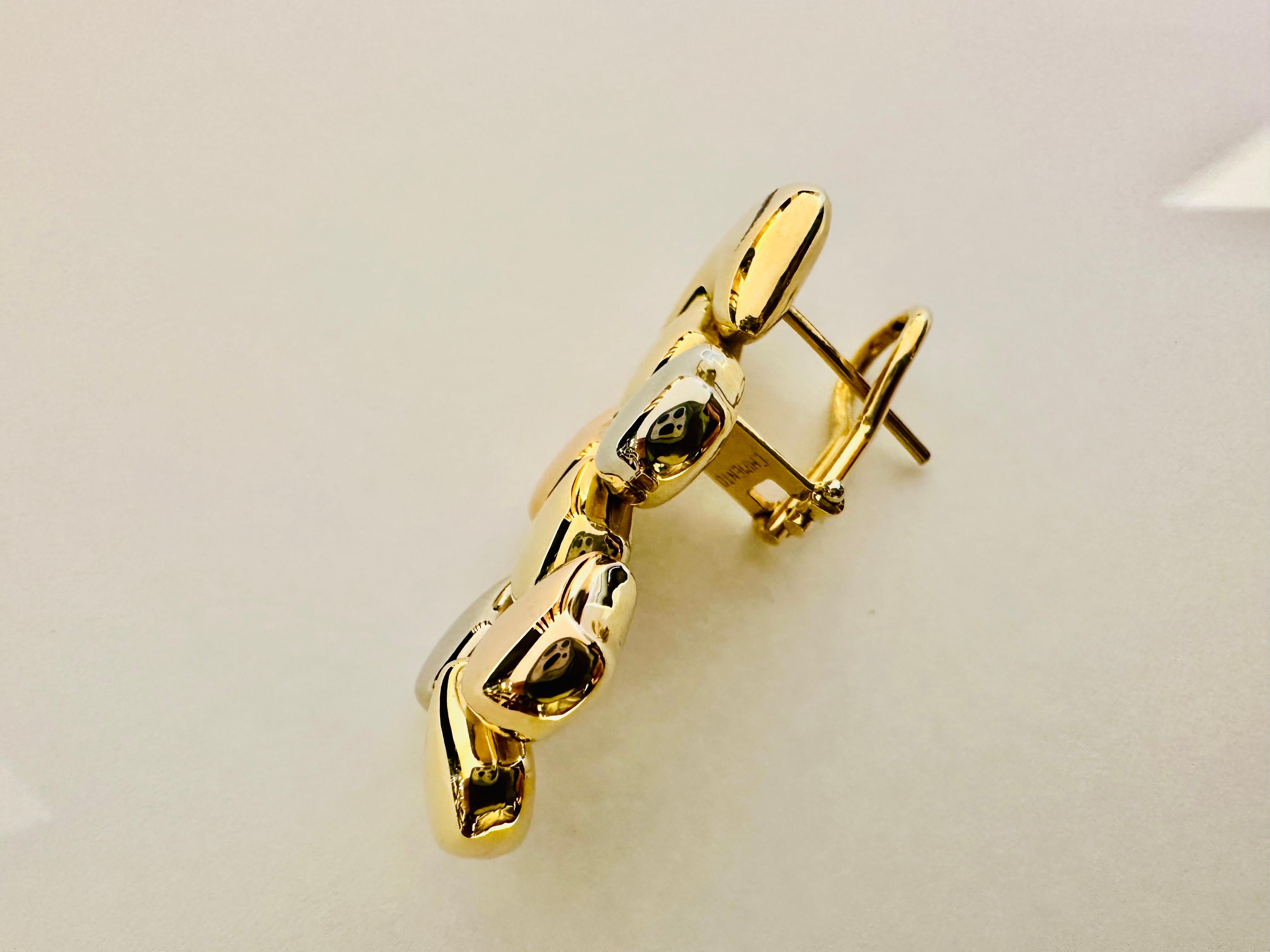 Parure Chimento in Oro Bianco, Rosé e Giallo 18kt – Raffinatezza e Stile in vendita 4