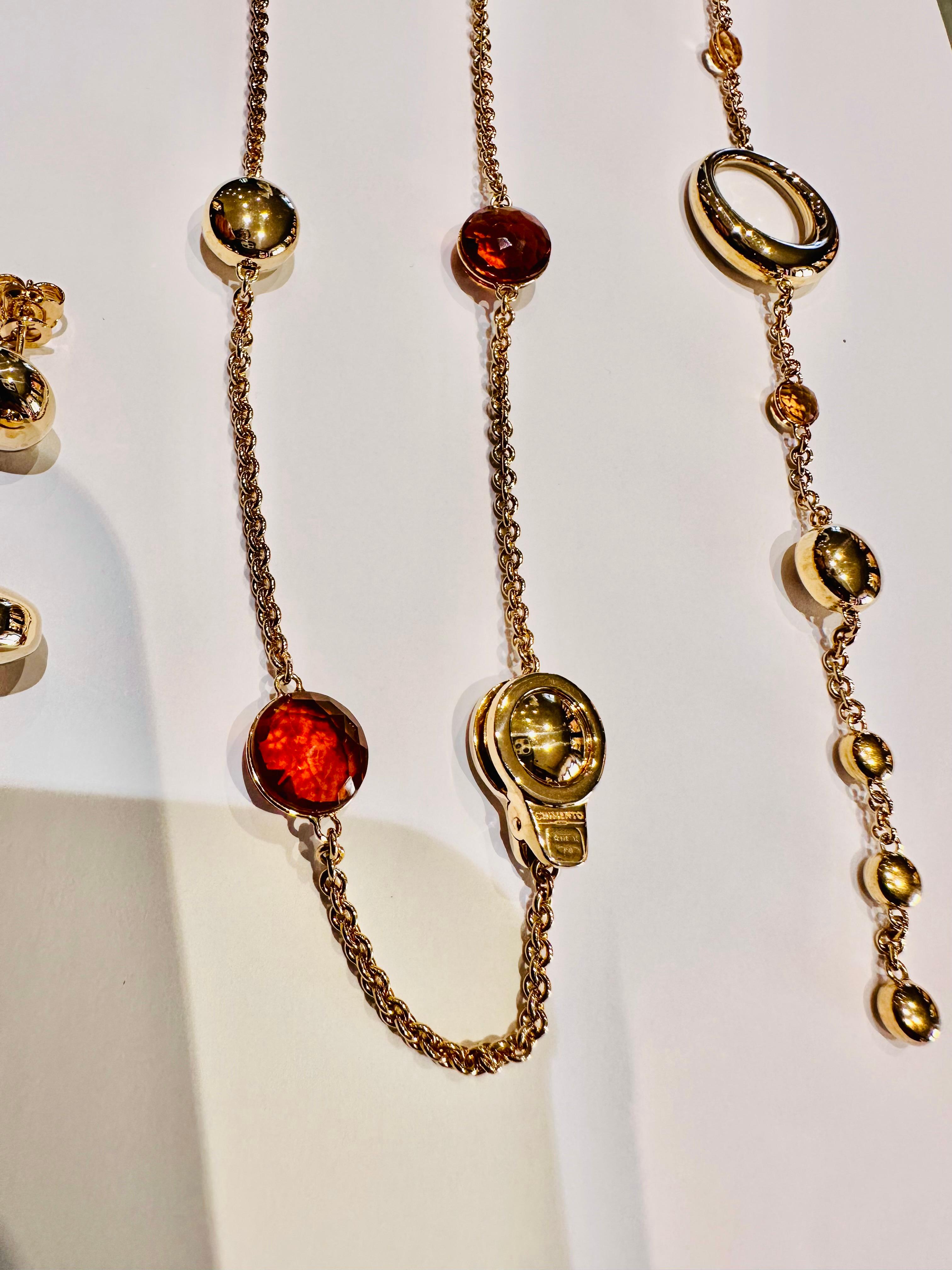 Parure Chimento in Oro Giallo 18kt e Topazi Gialli – Edizione Limitata. Italy For Sale 4