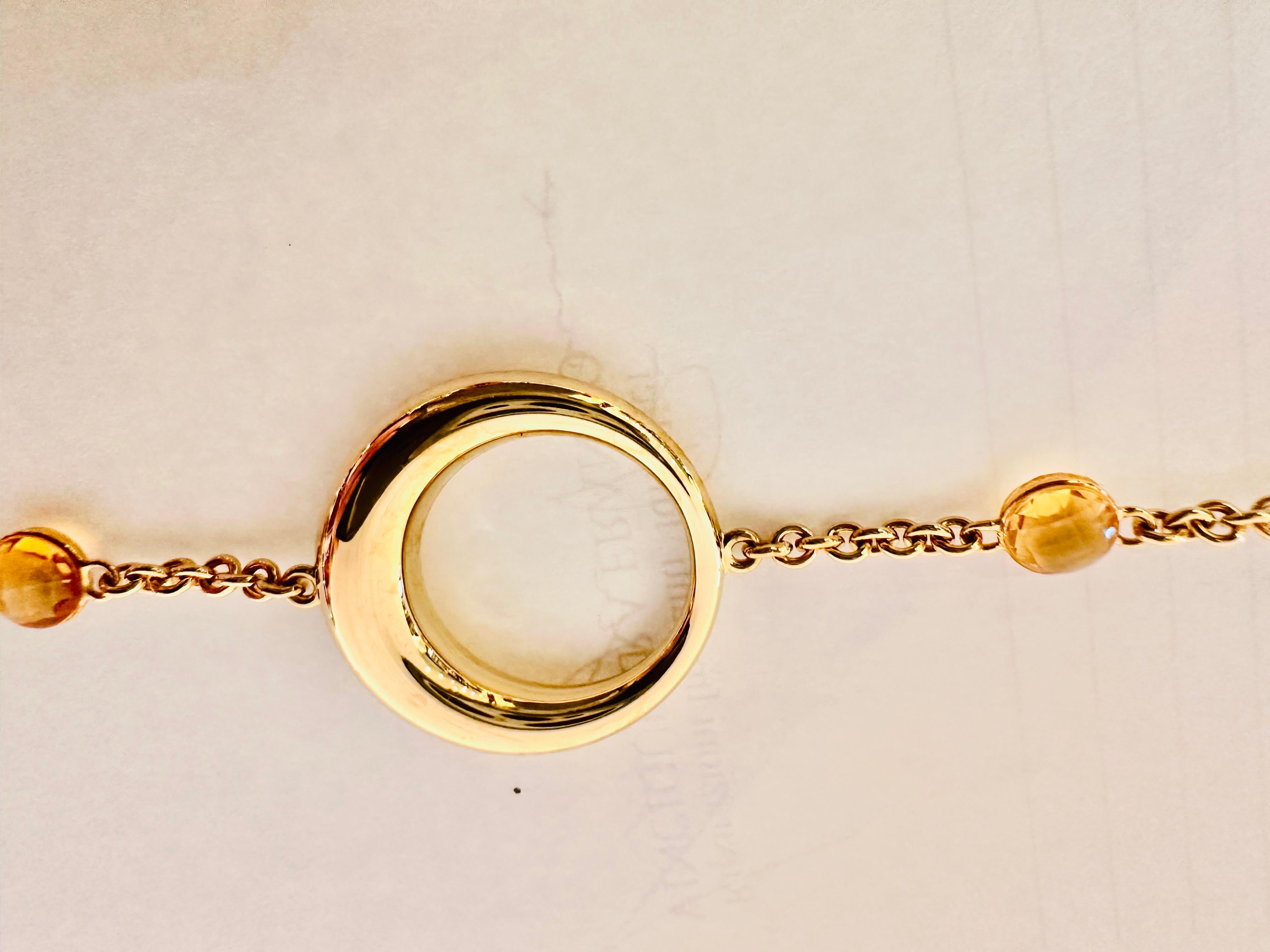 Parure Chimento in Oro Giallo 18kt e Topazi Gialli – Edizione Limitata. Italy For Sale 8