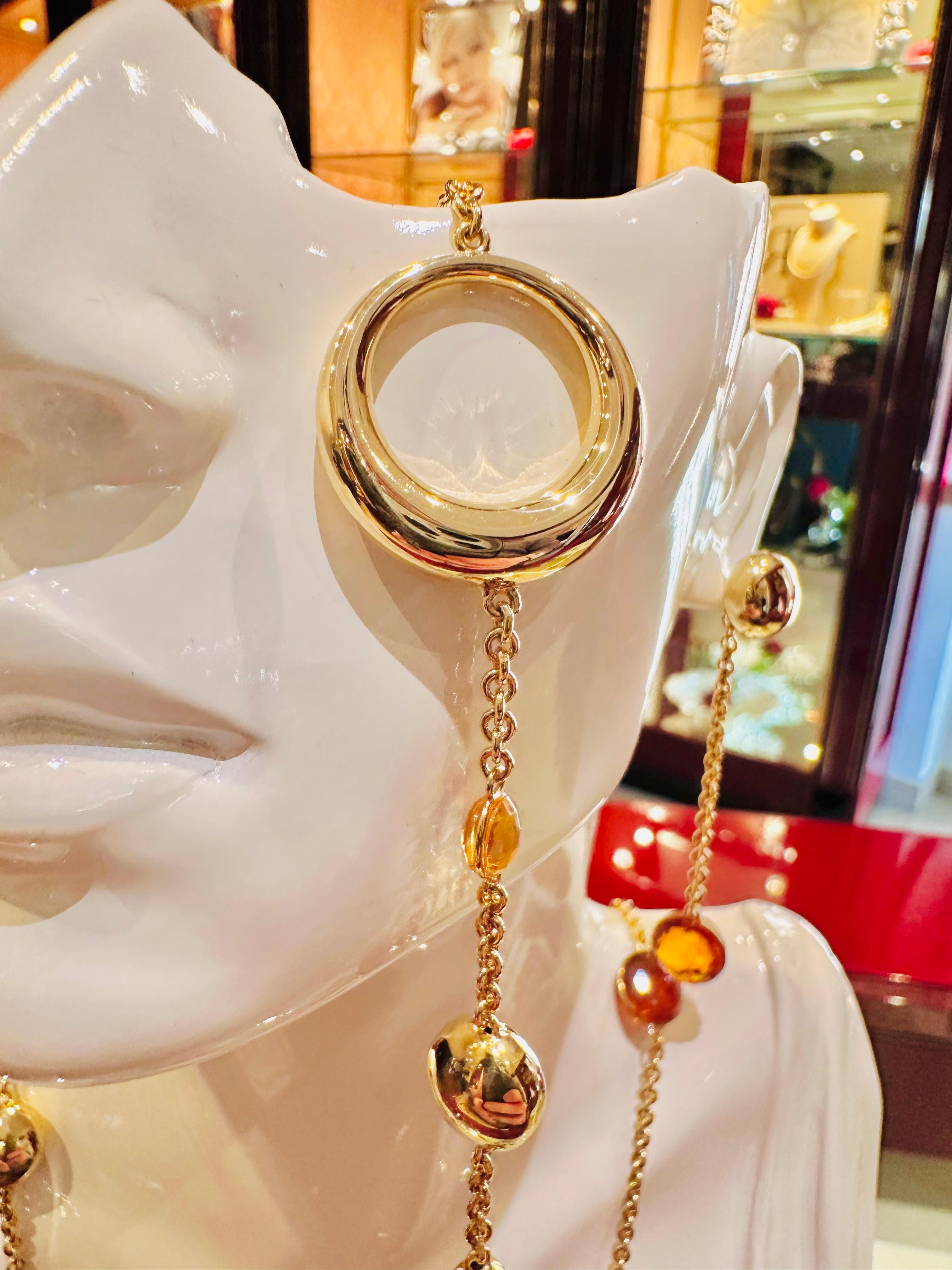 Women's Parure Chimento in Oro Giallo 18kt e Topazi Gialli – Edizione Limitata. Italy For Sale
