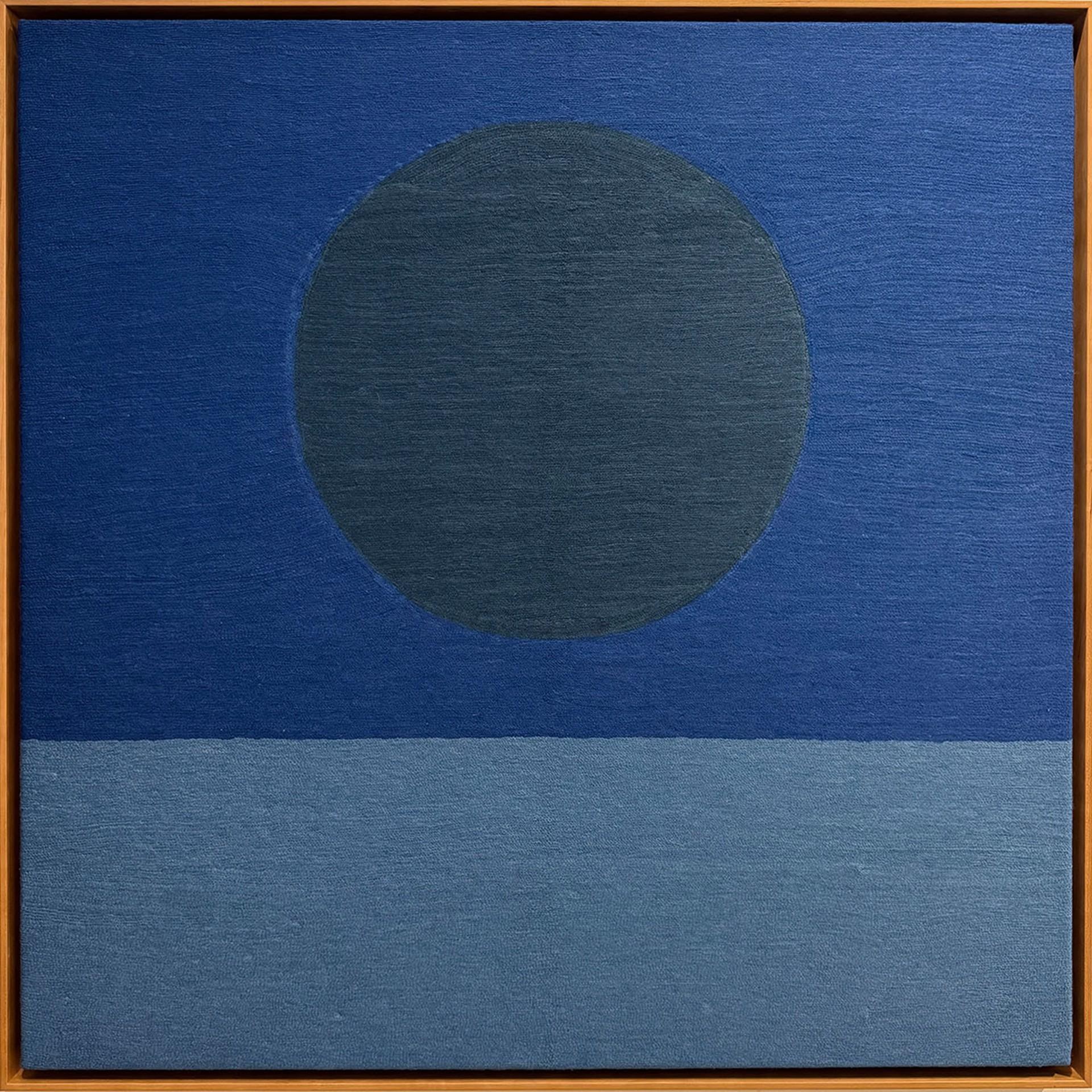 Mirage bleu - Mixed Media Art de Parvaze