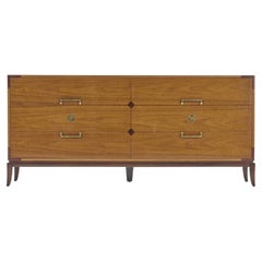 'Parzginer Originals' Mahogany & Brass Dresser by Tommi Parzinger c 1959, Signed