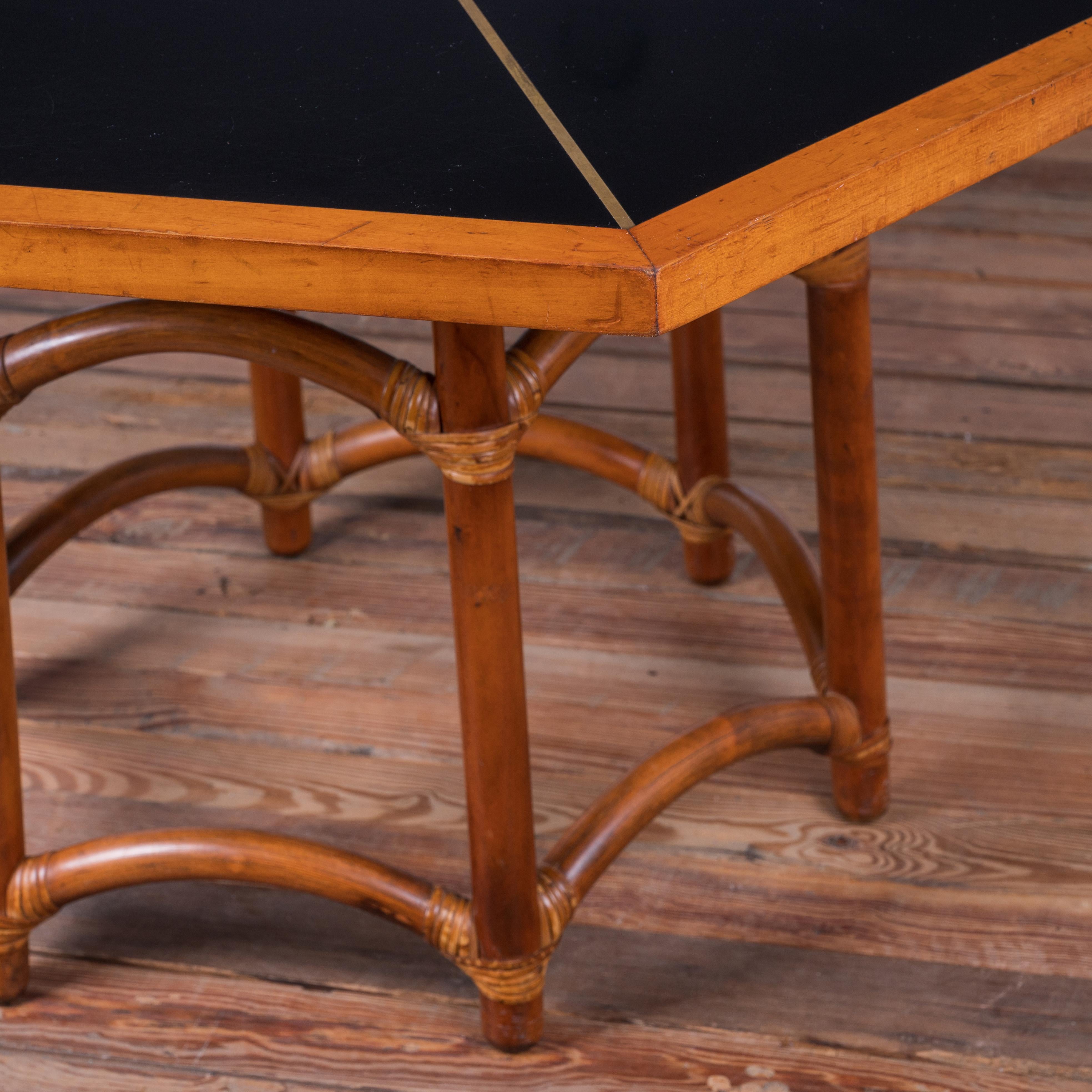 American Parzinger for Willow & Reed Game Table, c.1955 For Sale