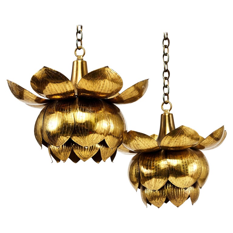 Parzinger Style Lotus Pendant Light by Feldman Lighting Company