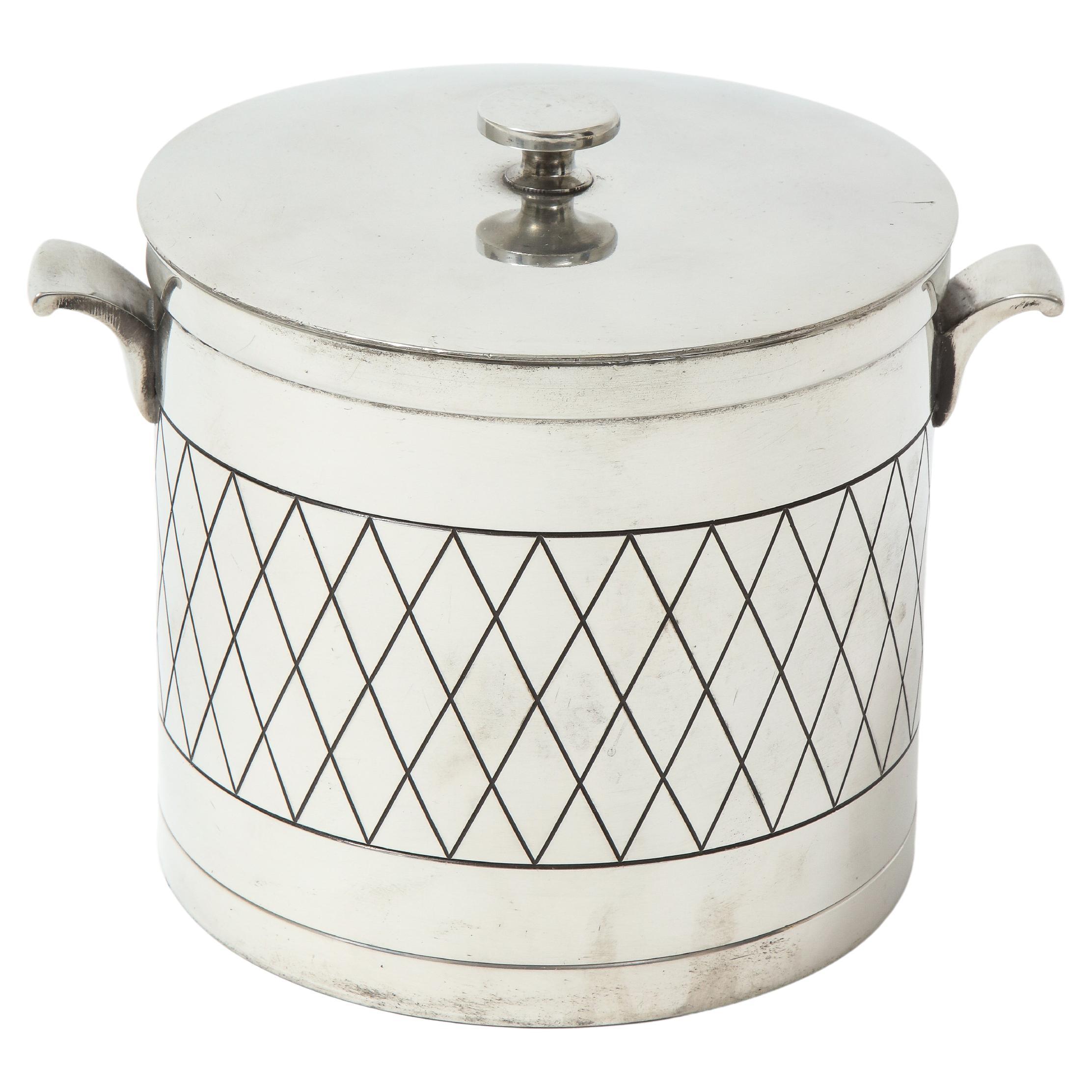 Parzinger Style Mid Century Ice Bucket For Sale