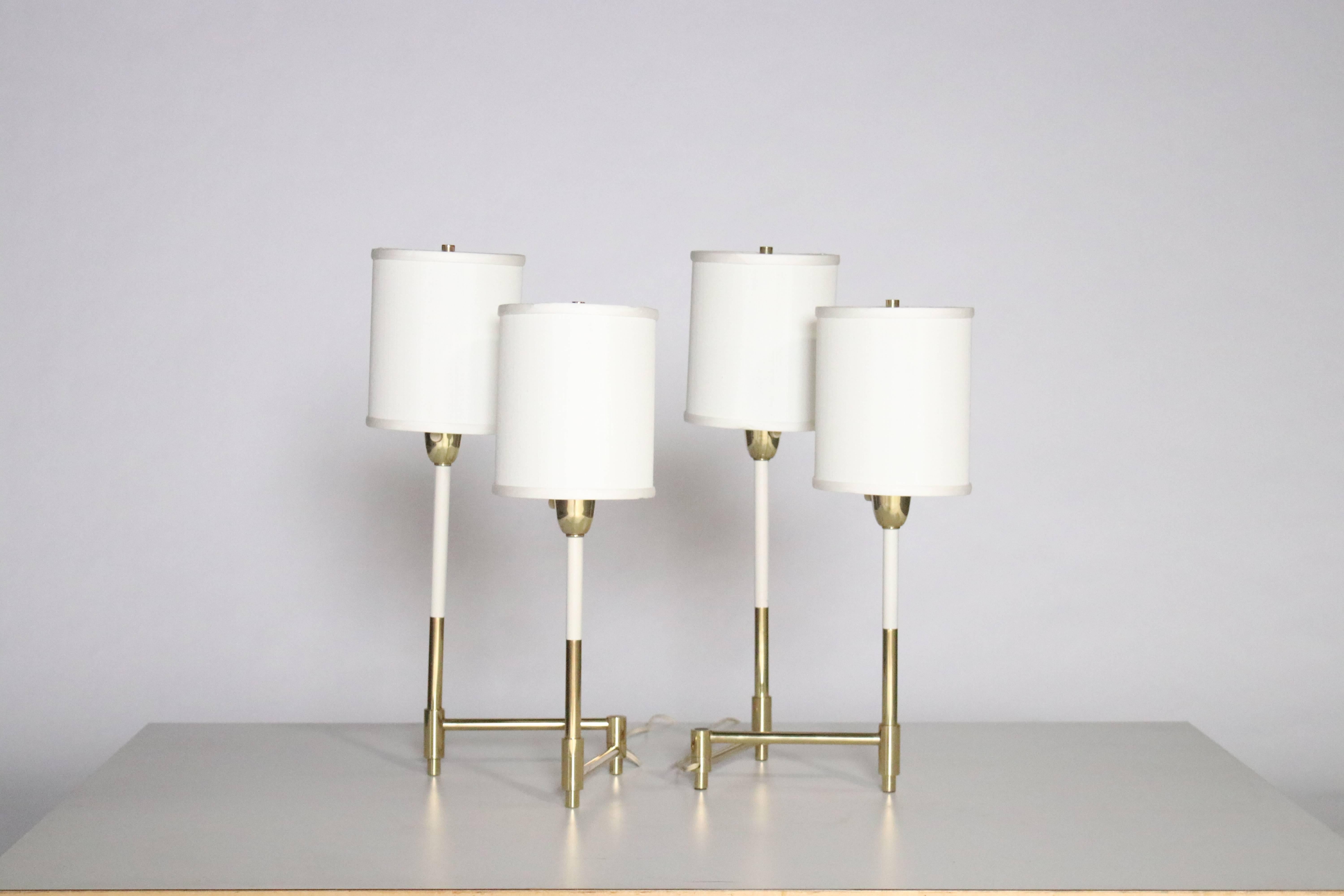 Parzinger Style Table Lamps In Excellent Condition In Chicago, IL