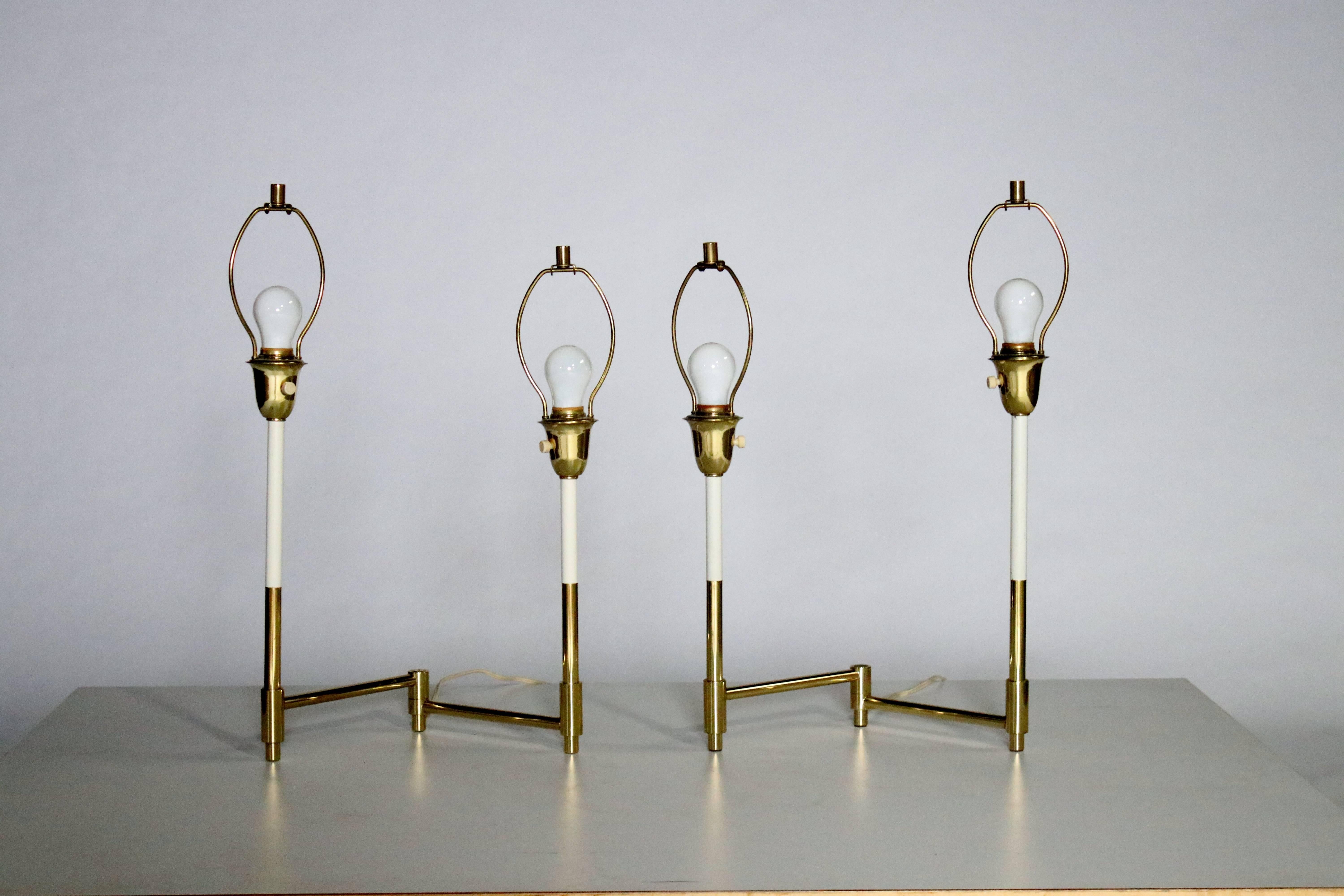 Mid-20th Century Parzinger Style Table Lamps