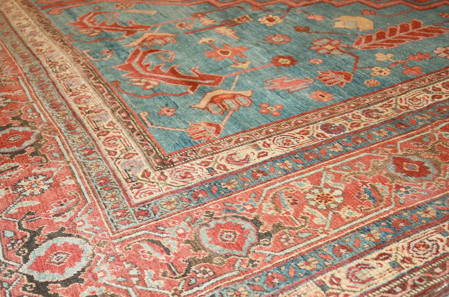 Pasargad Home Antique Persian Bakhshayesh 11 ft 1 in x 20 ft 6 in  In Excellent Condition For Sale In Port Washington, NY