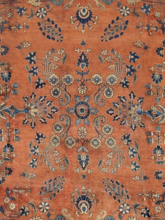 Pasargad Home Antique Persian Sarouk rug 10 ft 5 in x 13 ft 6 in