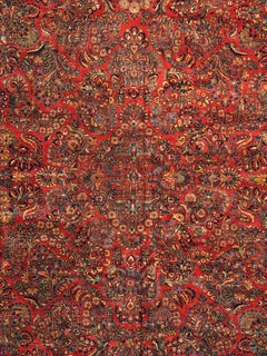 Pasaragad Home Antique Persian Sarouk Rug 12 ft 10 in x 20 ft 5 in