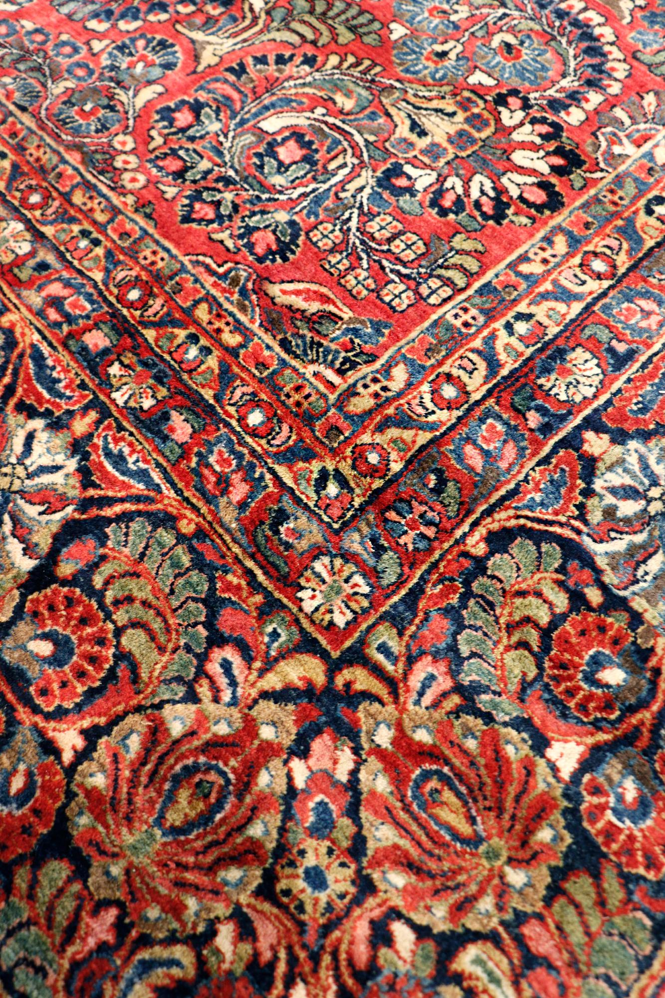 Pasaragad Home Antiker persischer Sarouk-Teppich 12 ft 10 in x 20 ft 5 in  (Persisch) im Angebot
